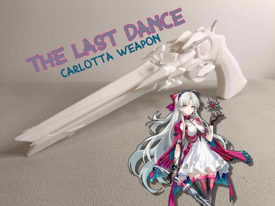 Wuthering Waves ( WUWA) The Last Dance - Carlotta arma de cosplay