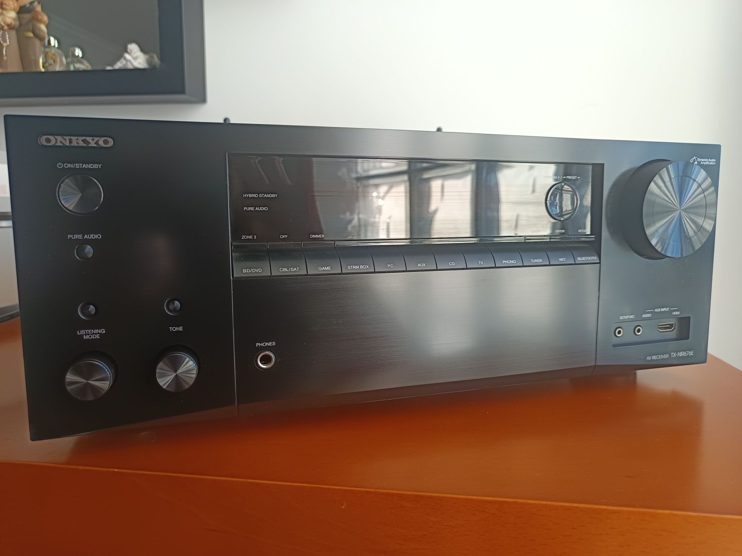 Amplificador AV ONKYO TX NR 676 completo com todos os acessórios