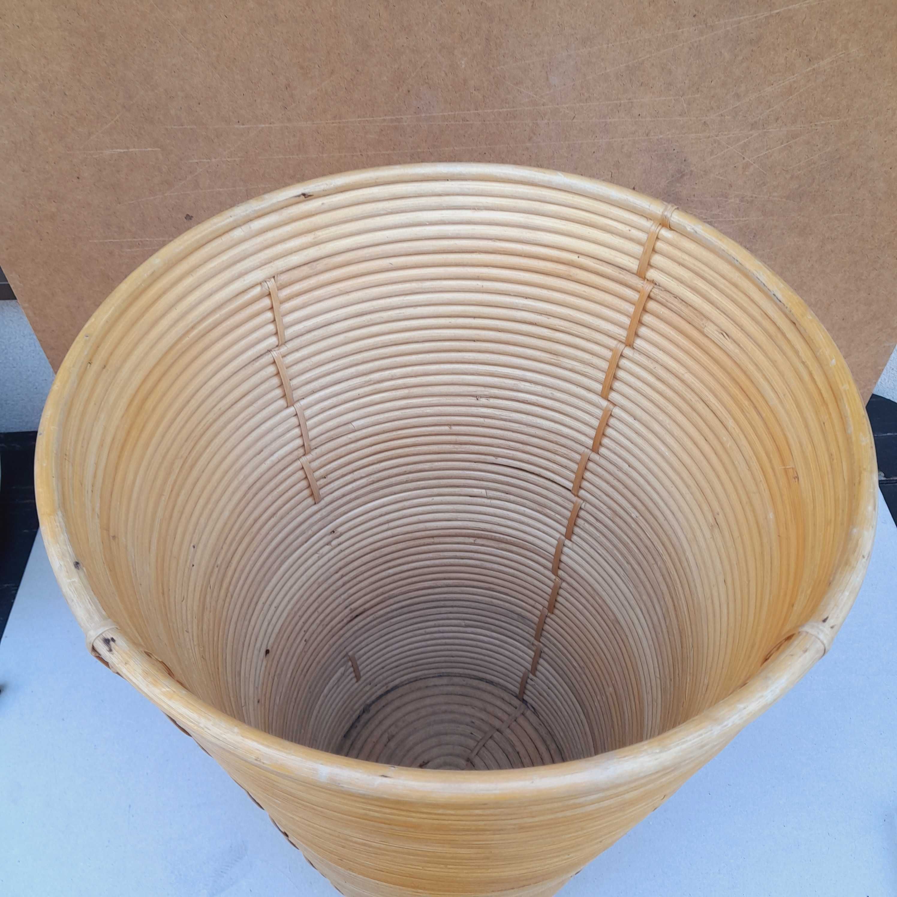 Kosz rattanowy, wys. 55 cm