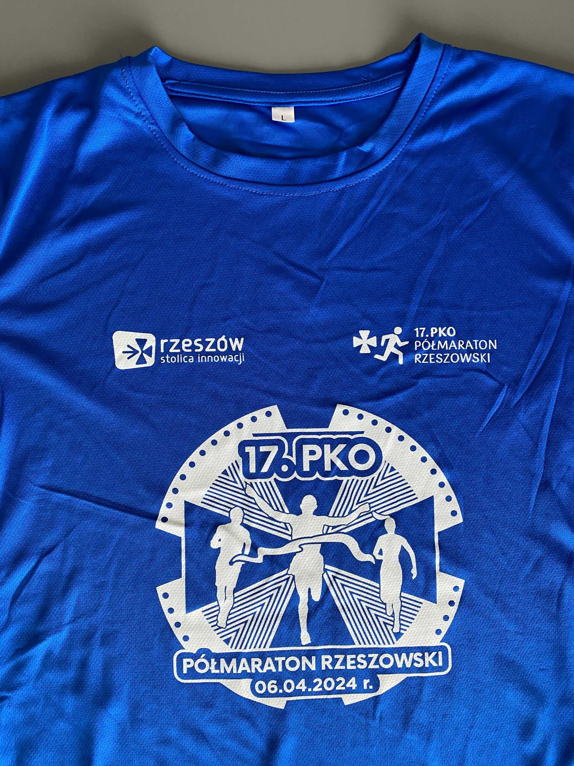 NOWA koszulka do biegania z 17go PKO Półmaratonu Rzeszowskiego L !