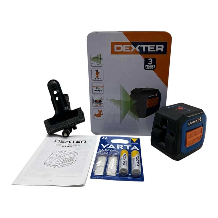 Laser Krzyżowy Dexter Nlc14-g + Pudełko