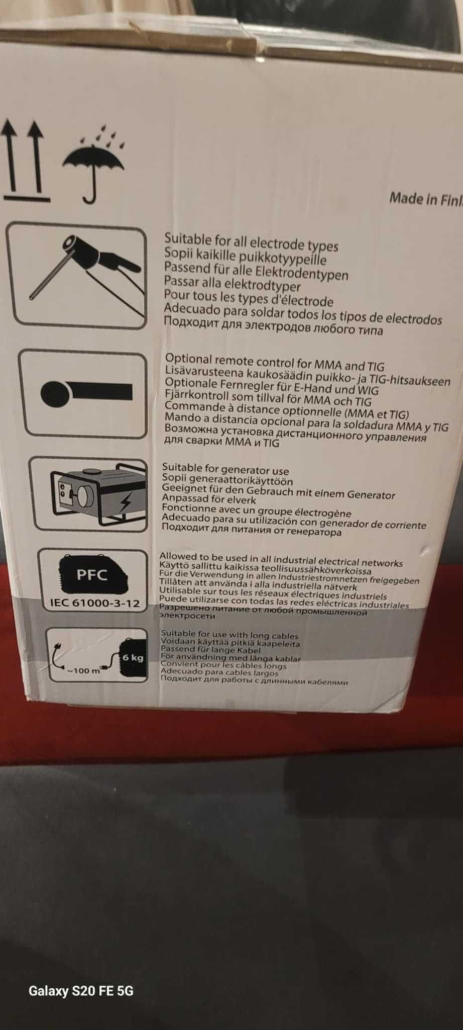 Spawarka inwertorowa Kemppi Minarc Evo 180 komplet Nowa
