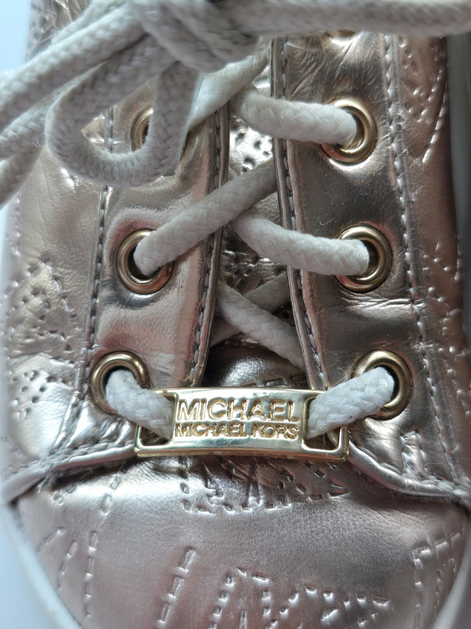 Buty półbuty MICHAEL KORS złote rozmiar 24