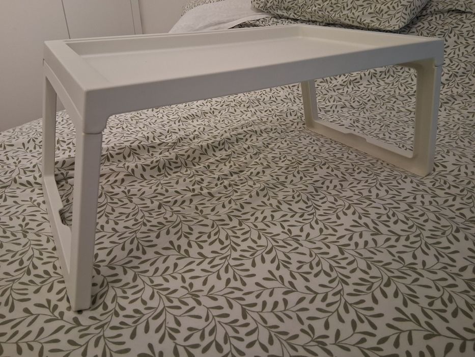 Tabuleiro p/cama branco