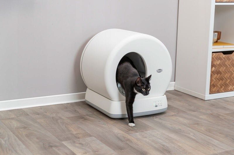Trixie Kuweta samoczyszcząca, dla kota, biała, plastik, 53×55.5×52 cm
