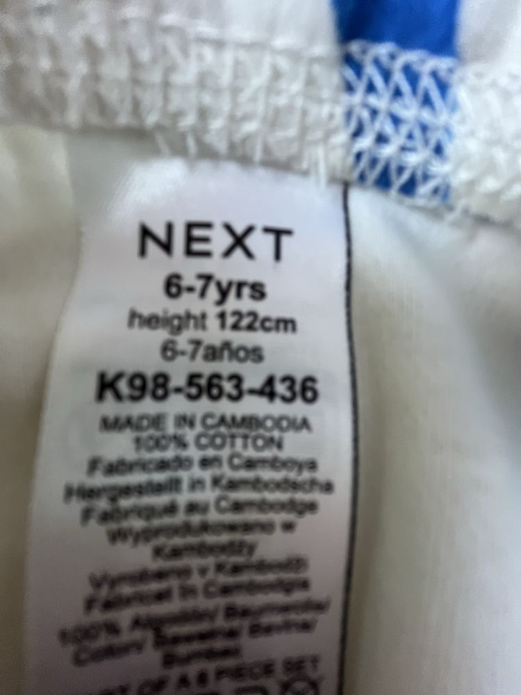 Новая пижама NEXT на 6-7 лет