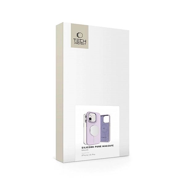 Tech-Protect Silicone Pure Magsafe Iphone 15 Pro Mauve