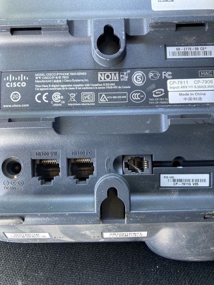 Cisco Ip phone 7911 baza