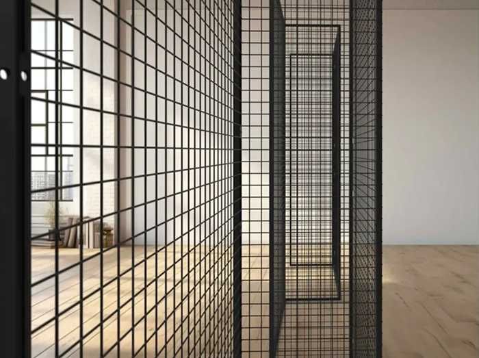 Ścianka Dekoracyjna LOFT Działowa Krata Ekspozycyjna Sklepowa Metalowa