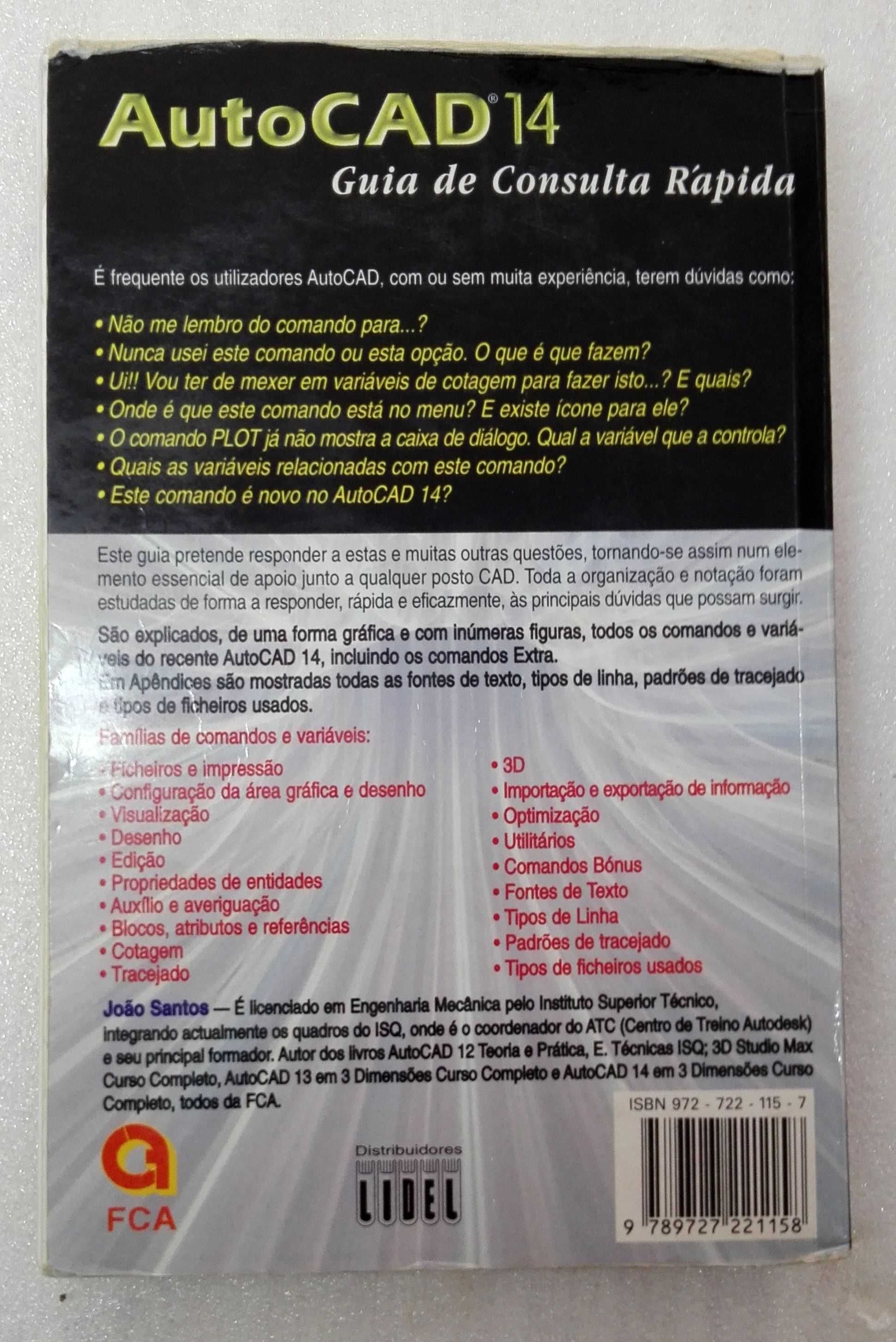 Livro Autocad 14 - Guia Consulta Rápida