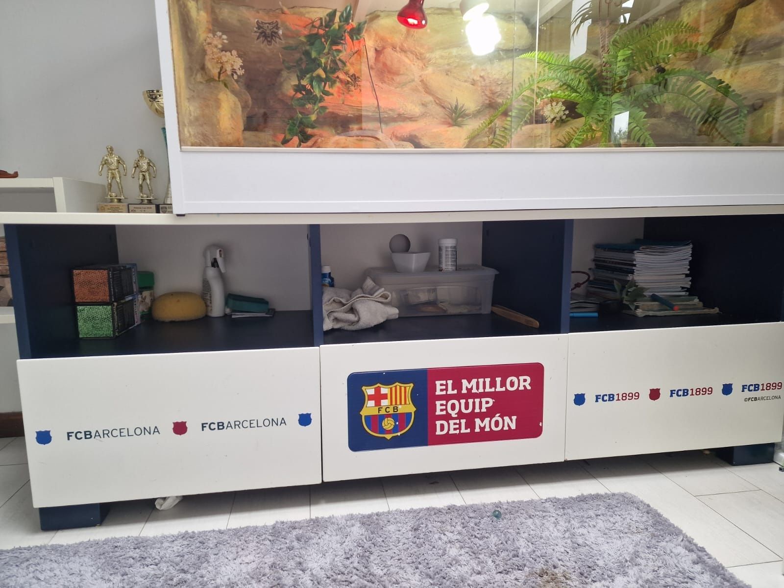 Komplet mebli młodzieżowych FC Barcelona firmy MEBLIK