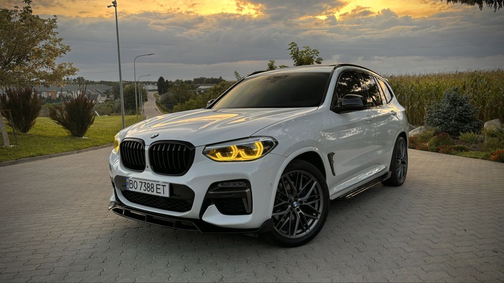 X3 G01 M пакет бампер передній з губою комплектний