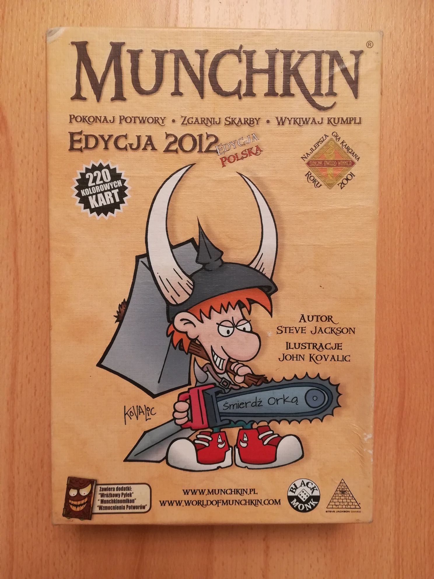 Munchkin edycja 2012 gra planszowa