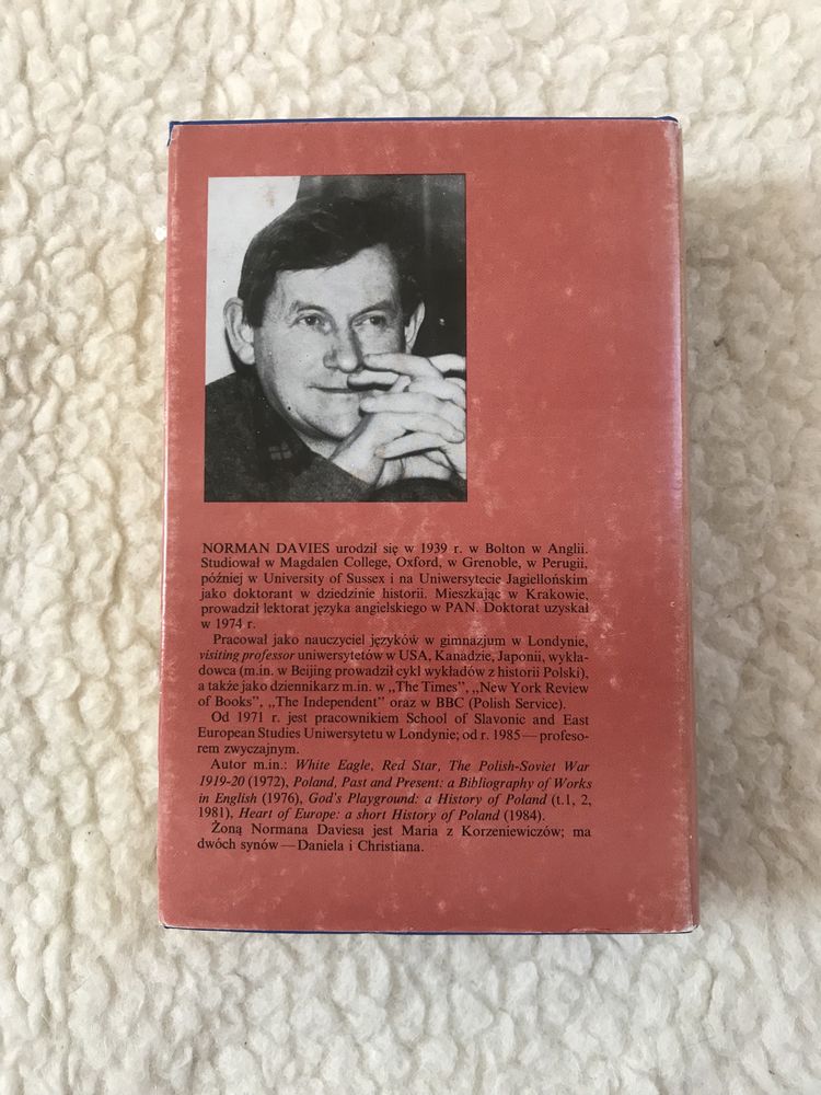 Boże igrzysko. Historia Polski - Norman Davies, stara książka vintage