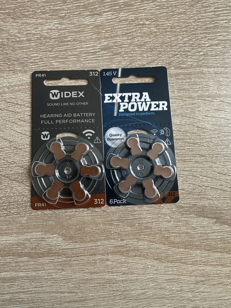 Продам батарейки до слухового апарату PR41 312 1.45V
