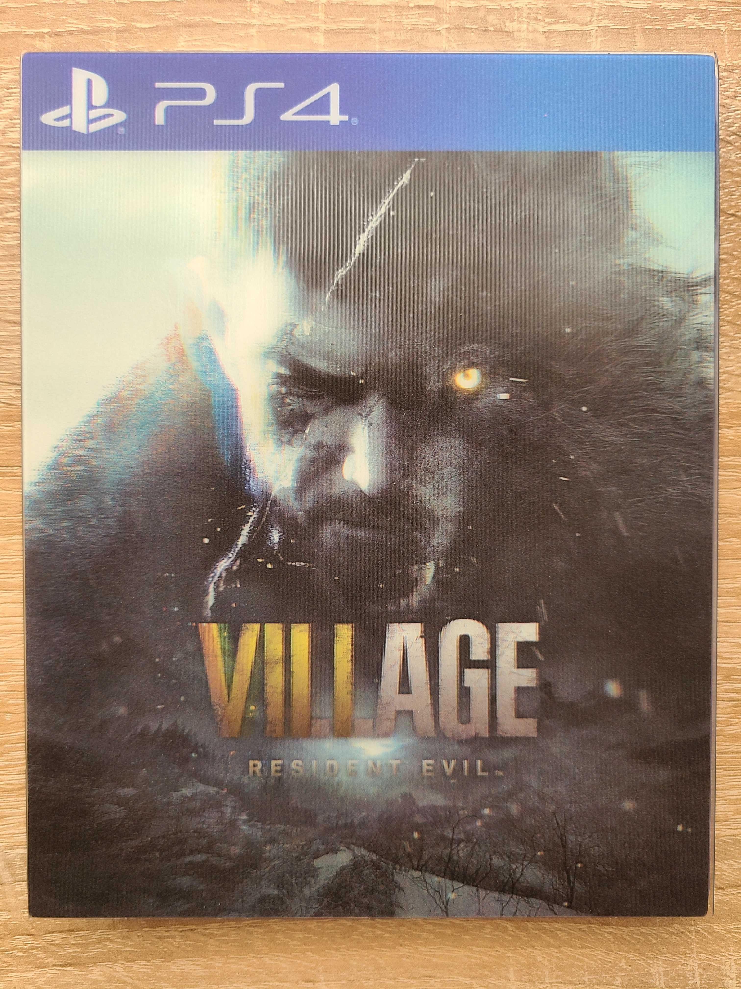 PS4/PS5 Resident Evil 3 Village Lenticular Steelbook (новий, переклад)