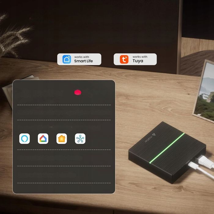 Przewodowy hub Smart Home Matter Bridge + Zigbee, 128 urz. RJ45 Avatto
