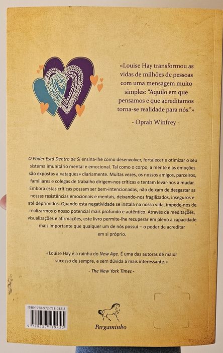 O poder está dentro de si
Louise L. Hay