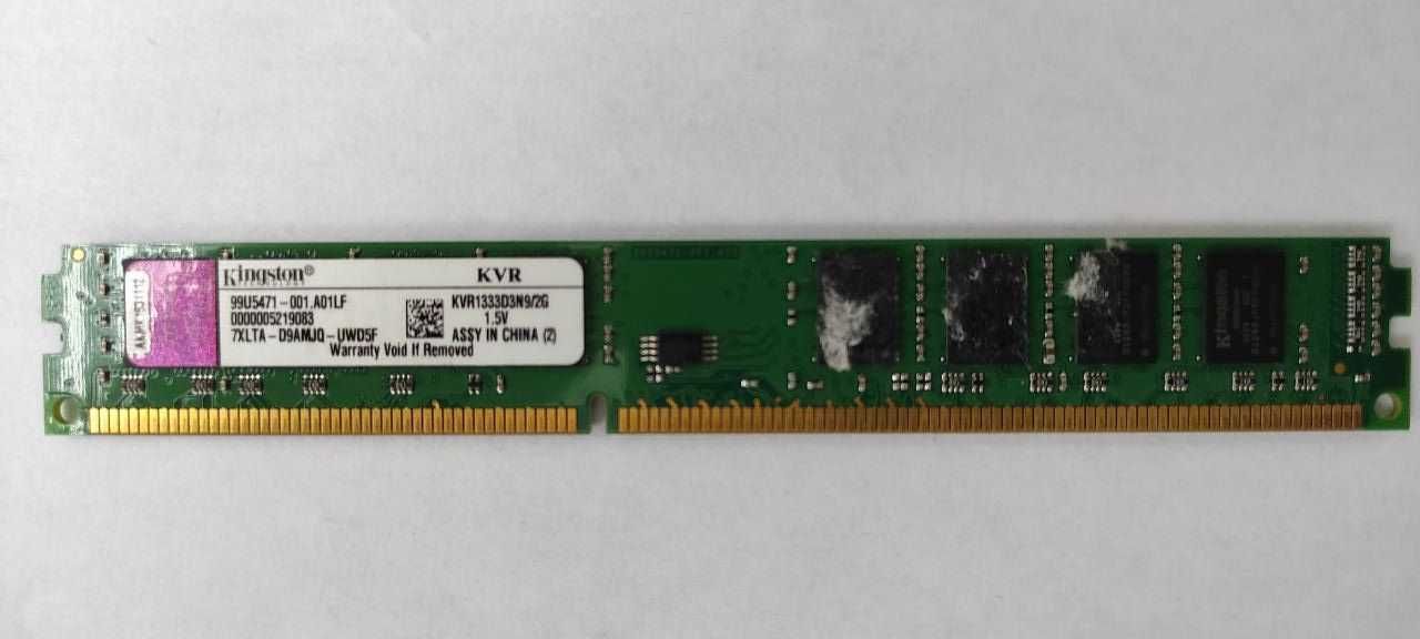 Оперативна пам'ять Kingston DDR3 2Gb 2Гб