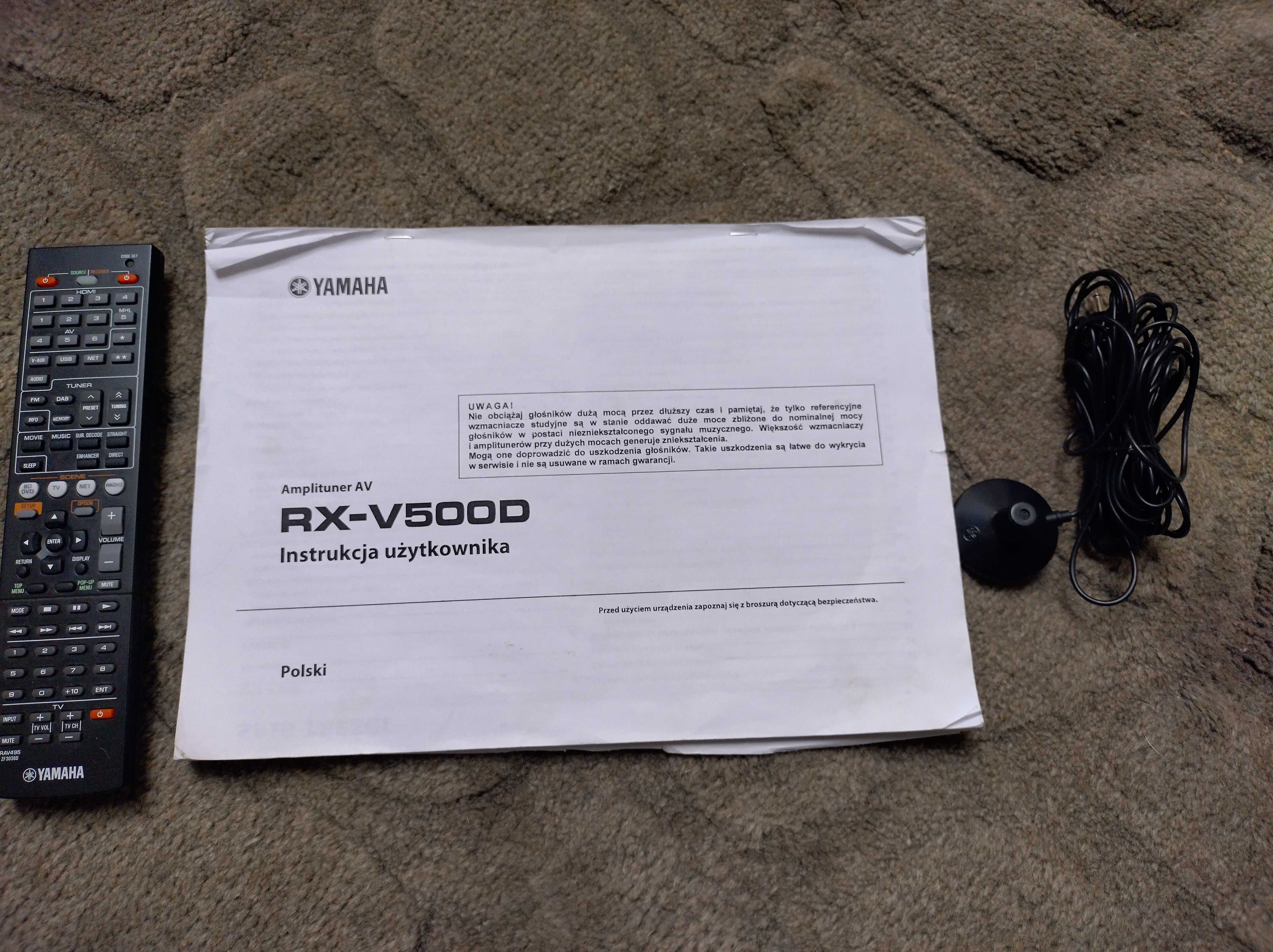 Sprzedam Amplituner 5.1 muzyka kino domowe Yamaha RX-V500D