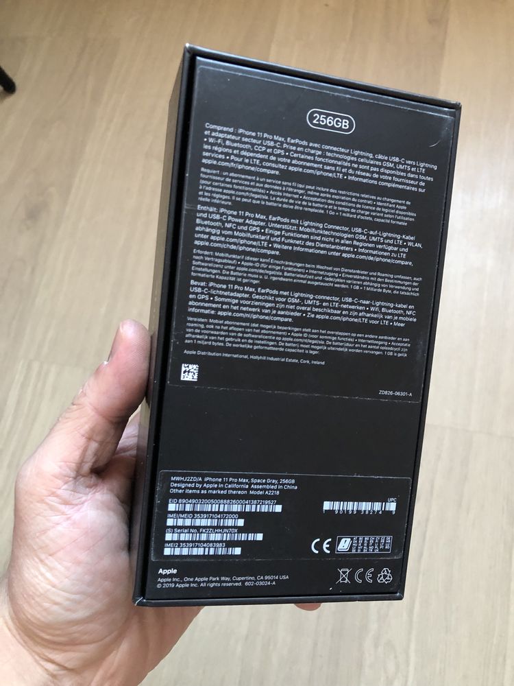 Pudełko iPhone 11 Pro Max 256 GB