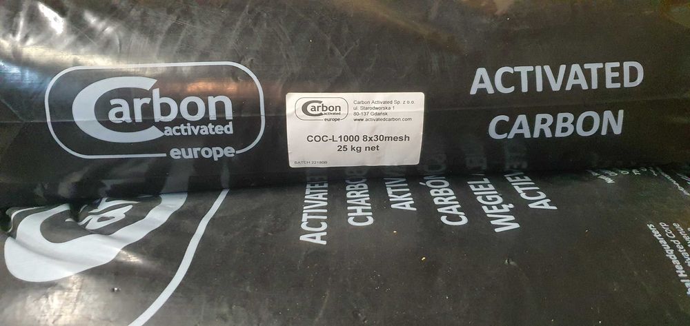 Węgiel Aktywny 100kg KOKOSOWY GRANULOWANY plus żwirek podsypkowy KOMPL