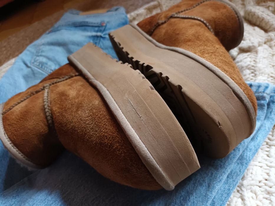 Śniegowce UGG Classic Mini Platforma Brązowe r.38 UK 5