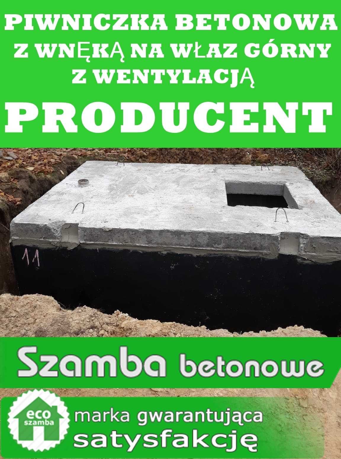 Szambo bezodpływowe 10000 litrów zbiornik na ścieki PIWNICZKA Kanał