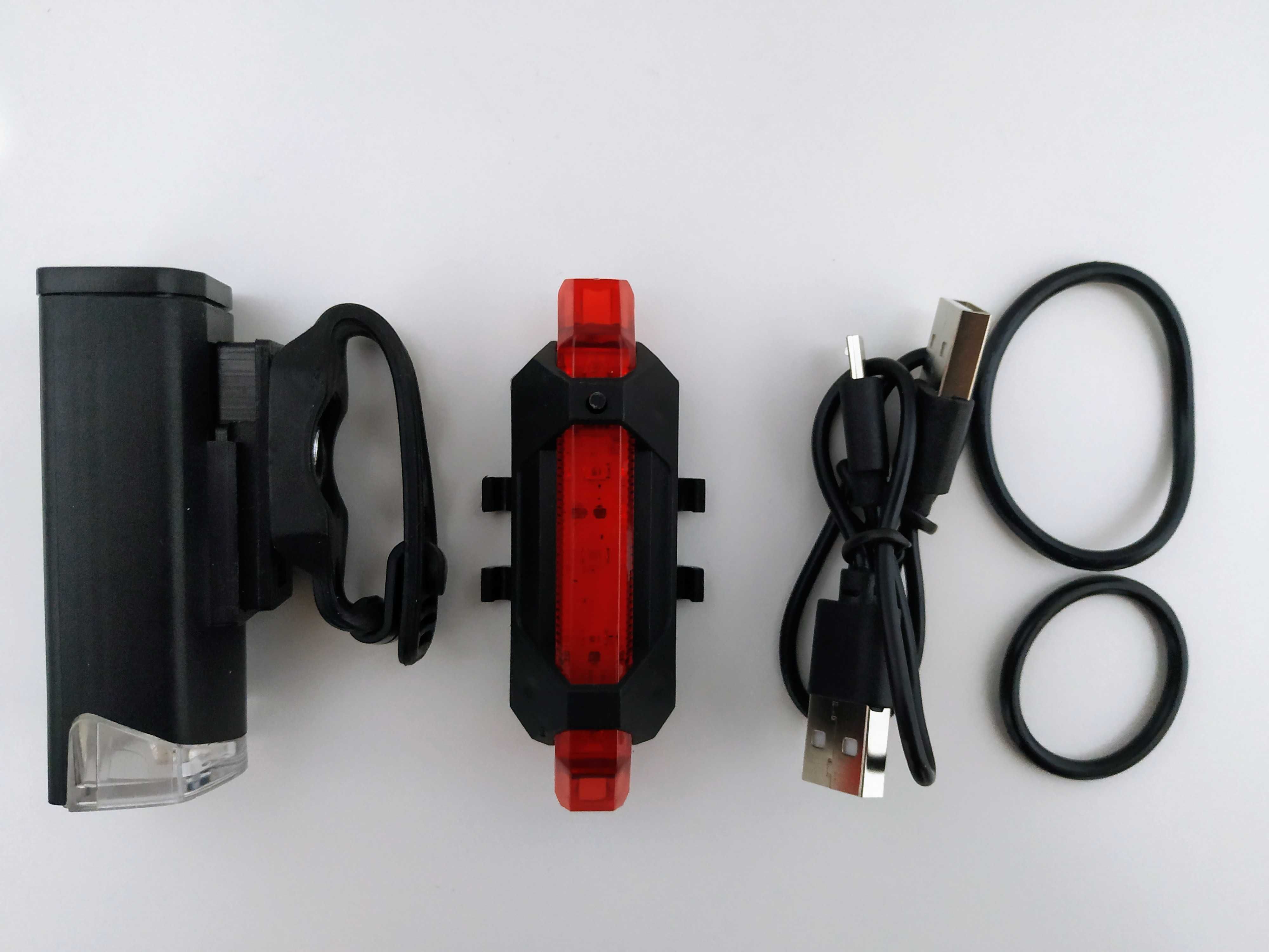 Kit luzes para bicicleta