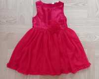 Sukienka dla dziewczynki 104 H&M czerwona