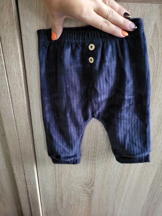 Zestaw chłopięcy w misie 68, spodnie,  bluzy oraz body