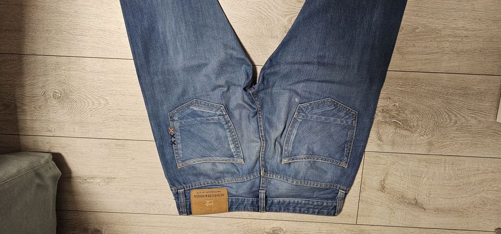 SCOTCH & SODA RALSTON spodnie męskie dżinsowe rozmiar W30 L34 stan Ok.
