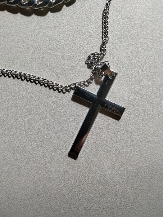 Conjunto colar e pulseira prata