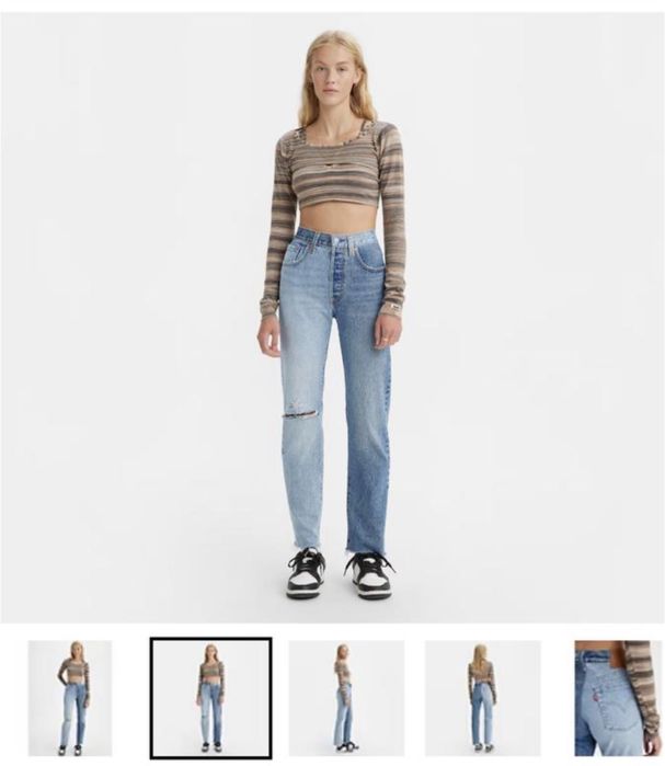 Levis 501 two-tone джинсы