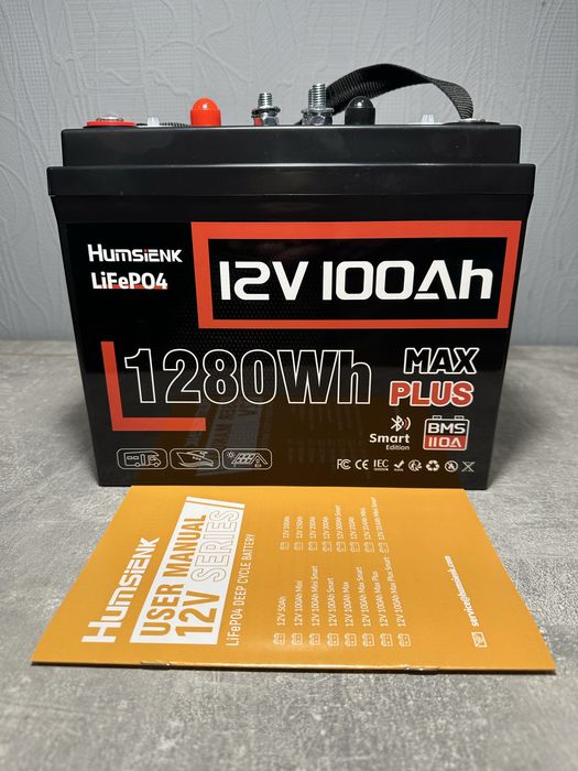 LiFePO4 Акумулятор Humsiemk на 12V100Ah - перевірений особисто