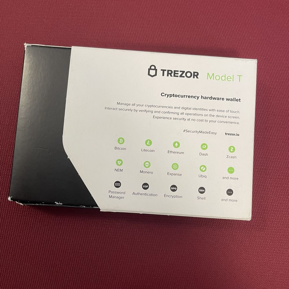 Trezor Model T crypto wallet