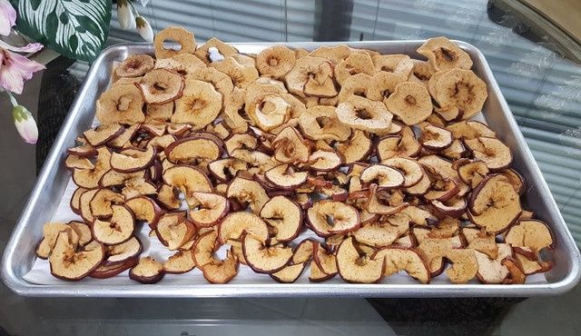 Сушка яблук сушена в електросушці