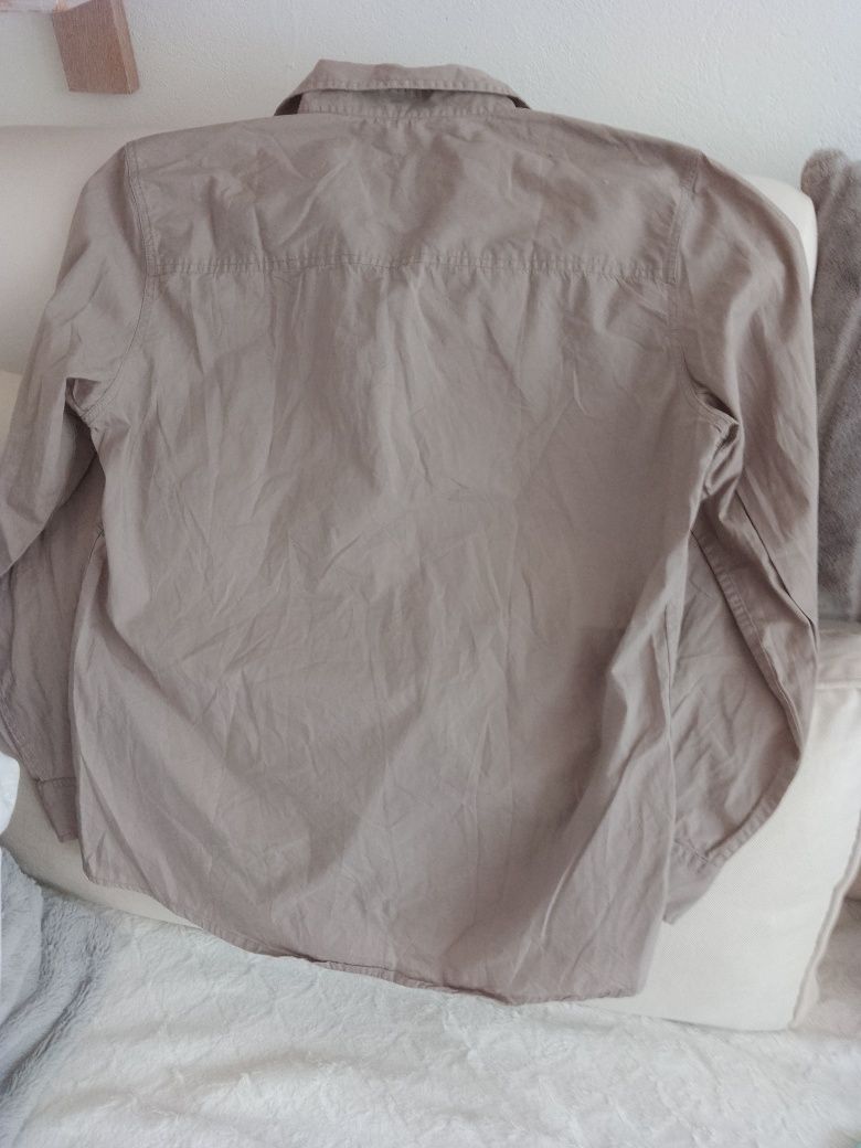 Koszula XL Wrangler cotton kakaowa