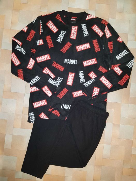 Теплый комплект флис Marvel Primark пижама р-р S
