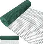 Sześciokątna Siatka Ogrodzeniowa PVC 75cm x 25m, wielkość oczek 25,4mm
