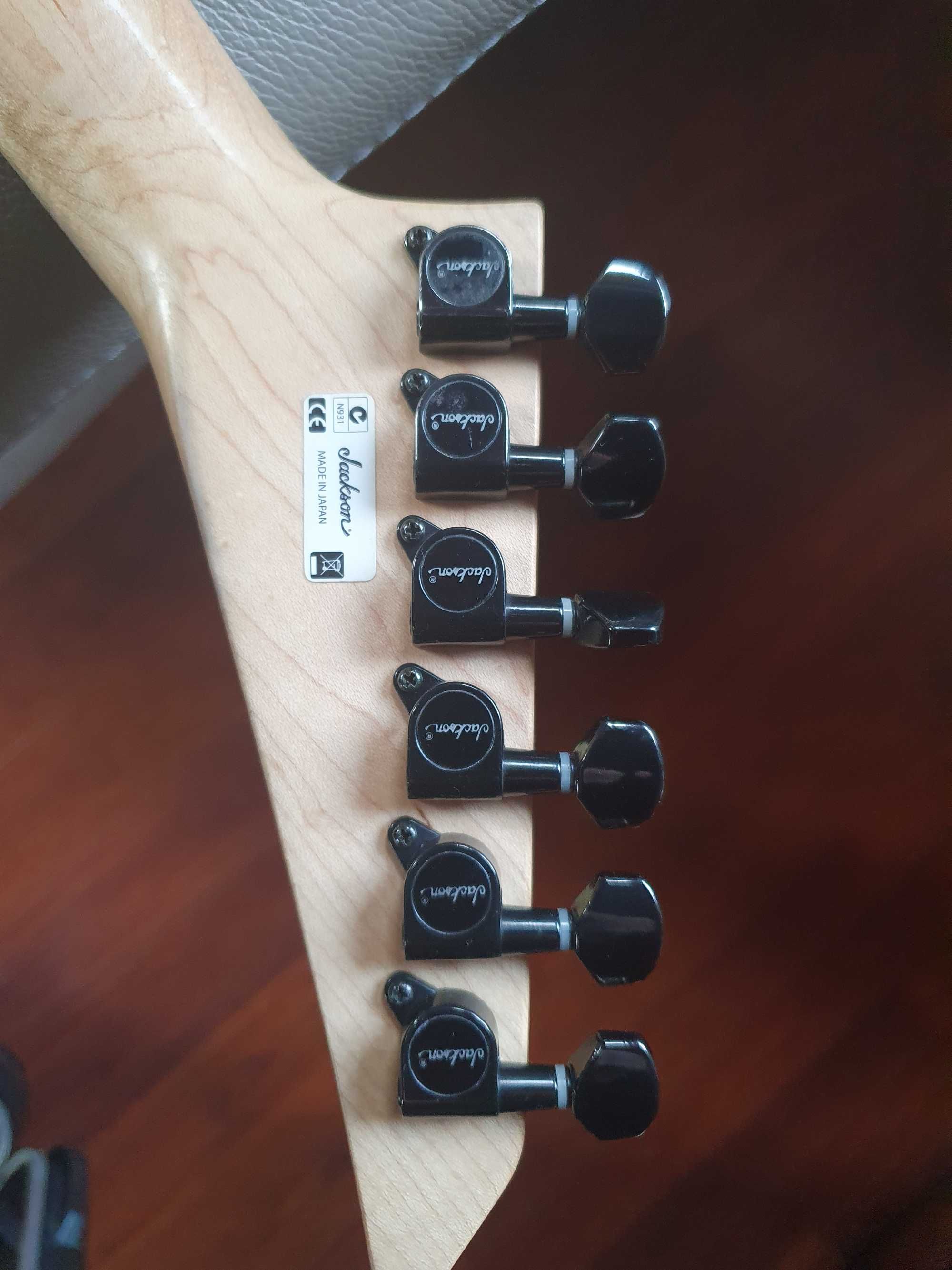 Gitara Jackson Dinky MIJ DKMG Japan Transparent Black