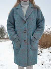 Пальто шерсть утеплене зима розмір М