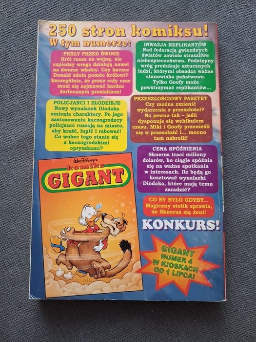 Komiks gigant 3/1997 stan idealny.