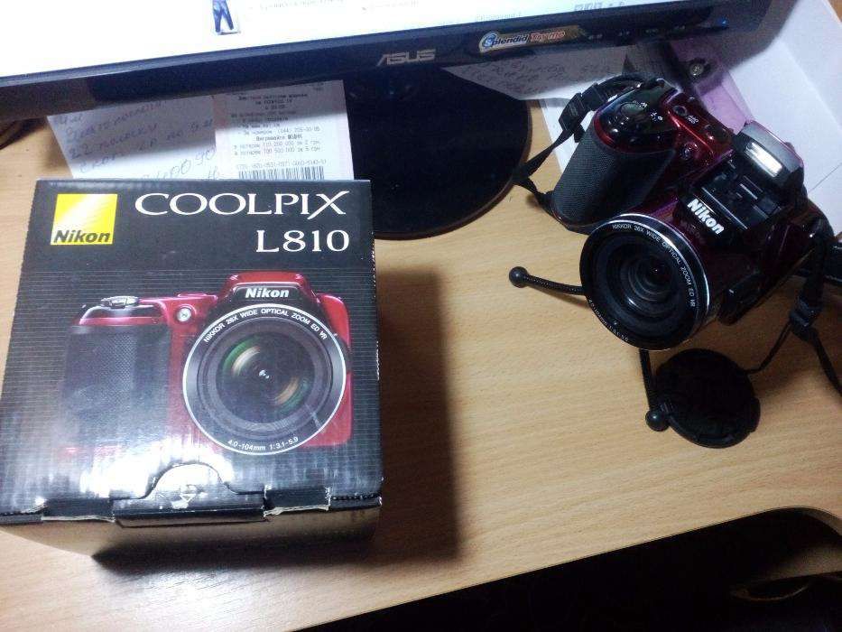 Nikon CoolPix L810+сумка+тринога