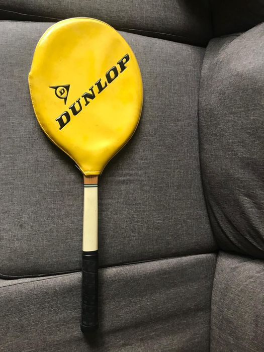 Raquete vintage madeira inglaterra dunlop gold winq