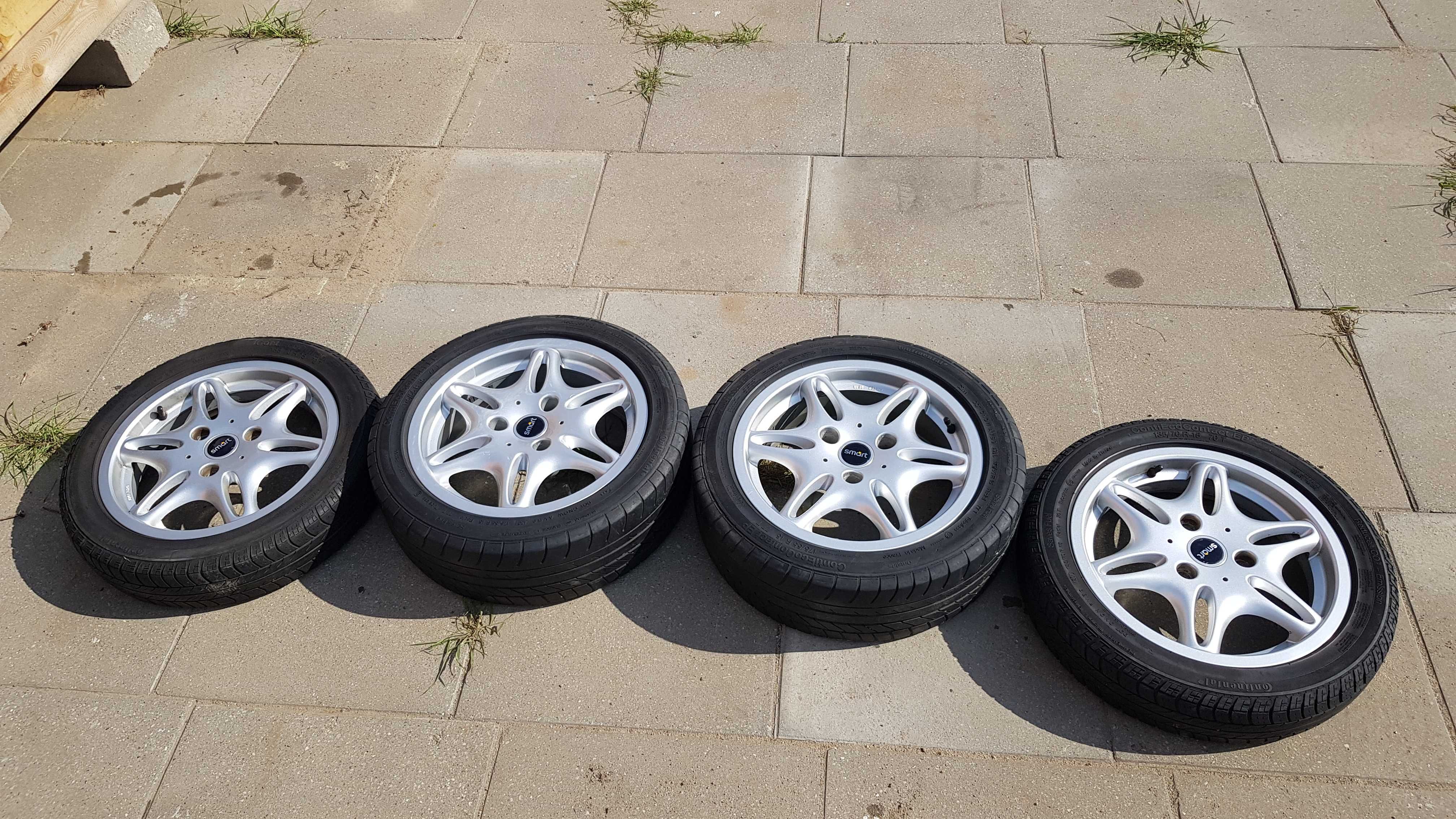 Felgi Aluminiowe 15" Smart FORTWO II 451 Komplet