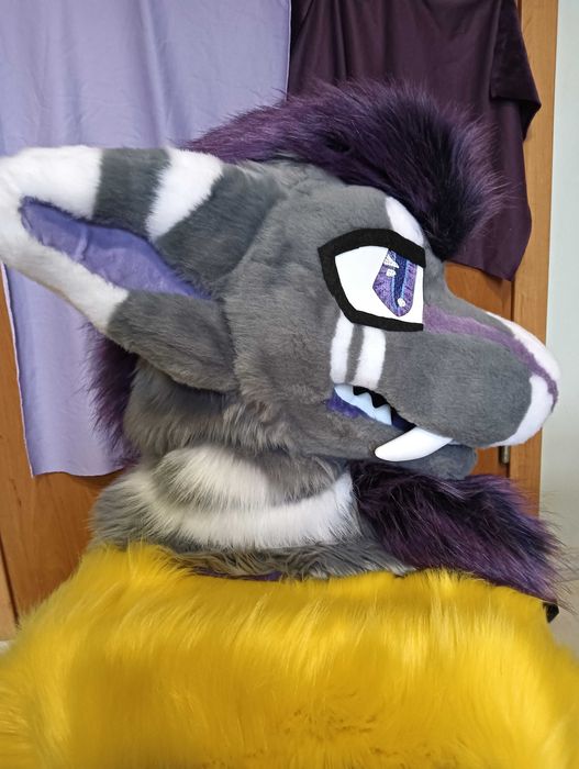 furry fursuit premade vernid head