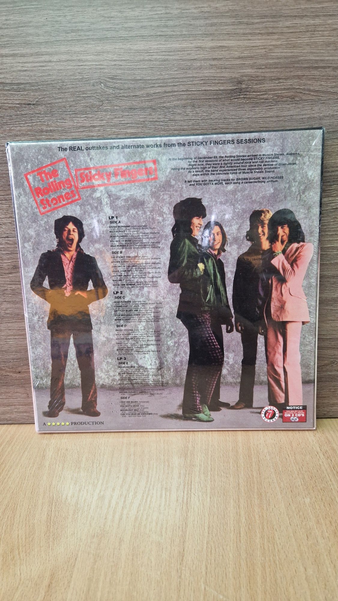 Бокс-сет вінилу гурту The Rolling Stones "Sticky Fingers"