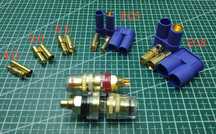 Силовой разъем Amass EC5, EC8, gold bullet