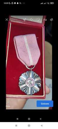 Medal prl dlugoletnie pozycie malzenskie odznaka stara medal srebrny